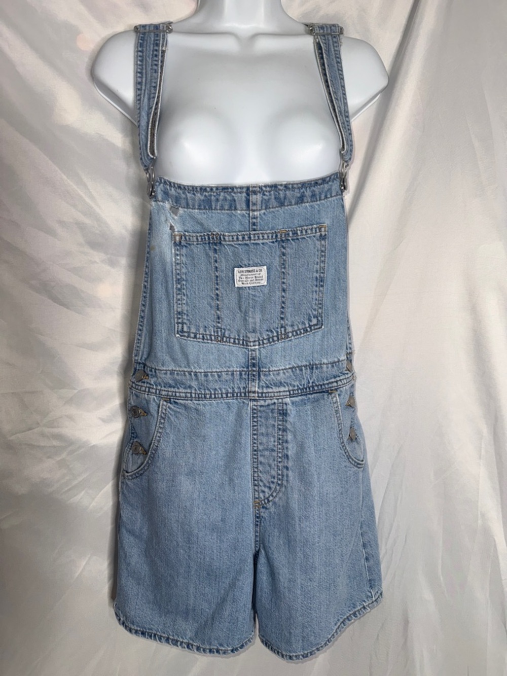 Levi's Light Blue Denim Overalls
